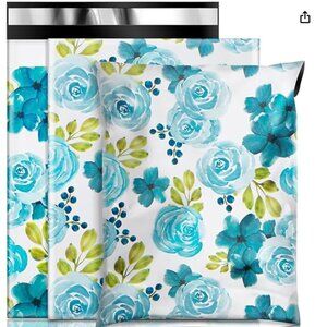 Blue Roses Poly Mailers - 10x13 - Lot of 25